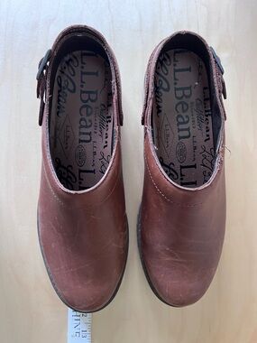 L.L.Bean Camden Hills leather clogs